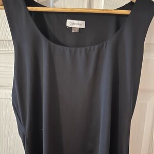 Calvin Klein Sleeveless Black Blouse